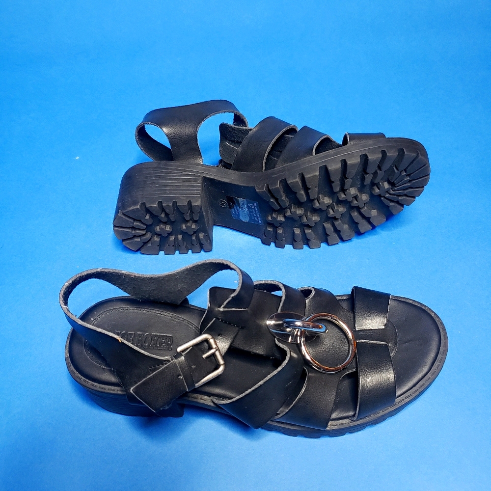 Bondage o-ring sandals (vegan leather)